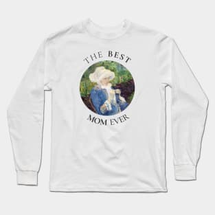 THE BEST KNITTING MOM EVER FINE ART VINTAGE STYLE MOTHER OLD TIMES Long Sleeve T-Shirt